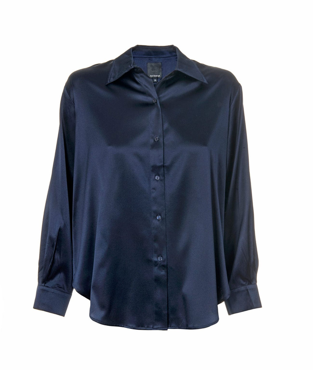 Oline Blouse Navy | Skjorter og bluser | Smuk - Dameklær på nett