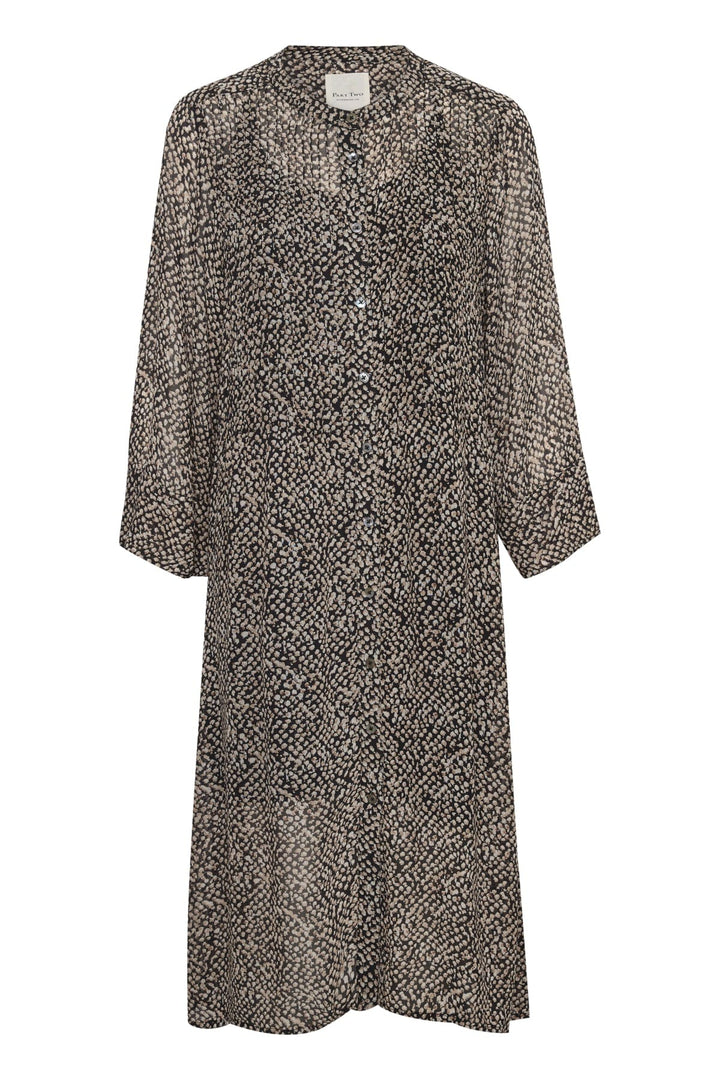 Olivapw Dress Black Blurred Dot Print | Kjoler | Smuk - Dameklær på nett