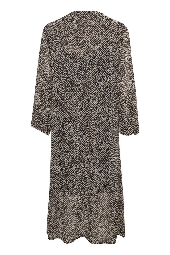 Olivapw Dress Black Blurred Dot Print | Kjoler | Smuk - Dameklær på nett