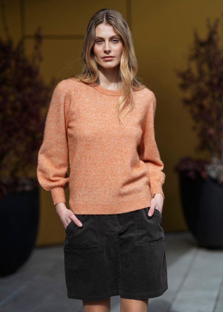 Orange Ellie Pullover | Genser | Smuk - Dameklær på nett