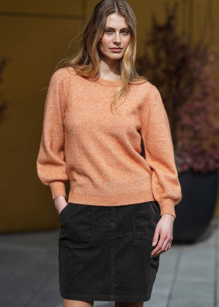 Orange Ellie Pullover | Genser | Smuk - Dameklær på nett