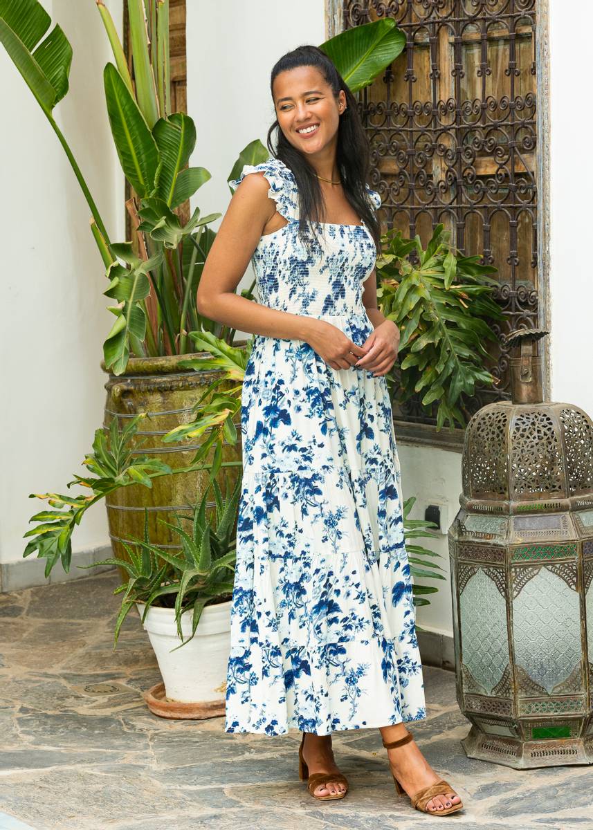 Orange Princess Dress Blue Daisys | Kjoler | Smuk - Dameklær på nett