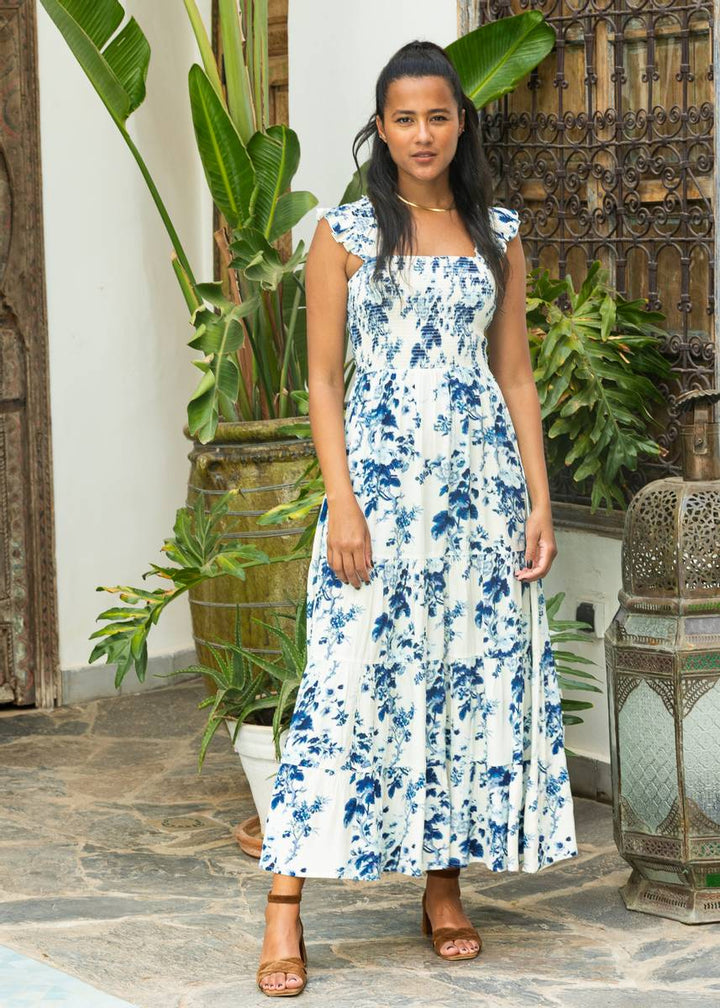 Orange Princess Dress Blue Daisys | Kjoler | Smuk - Dameklær på nett
