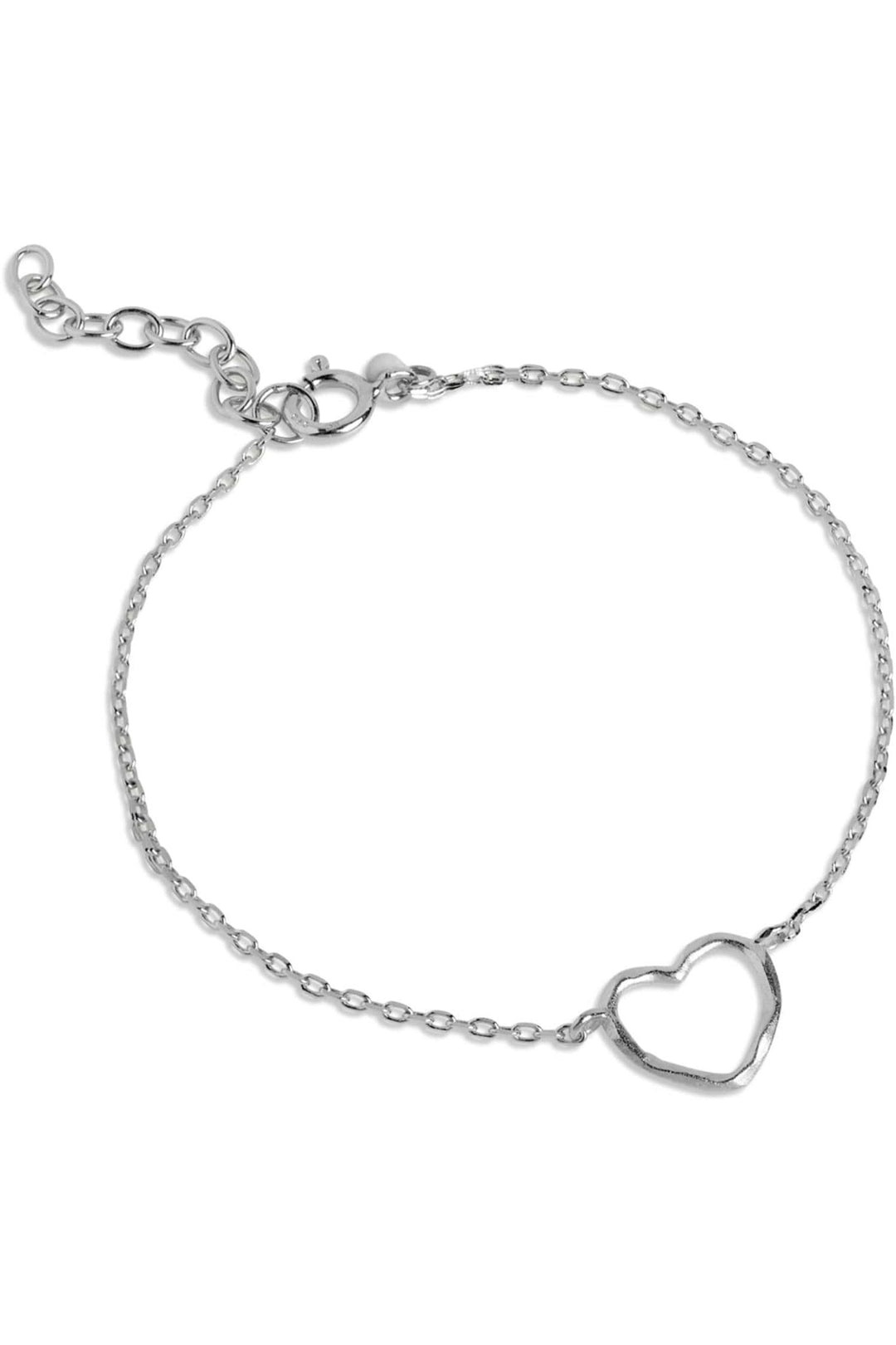 Organic Heart Bracelets Silver | Accessories | Smuk - Dameklær på nett