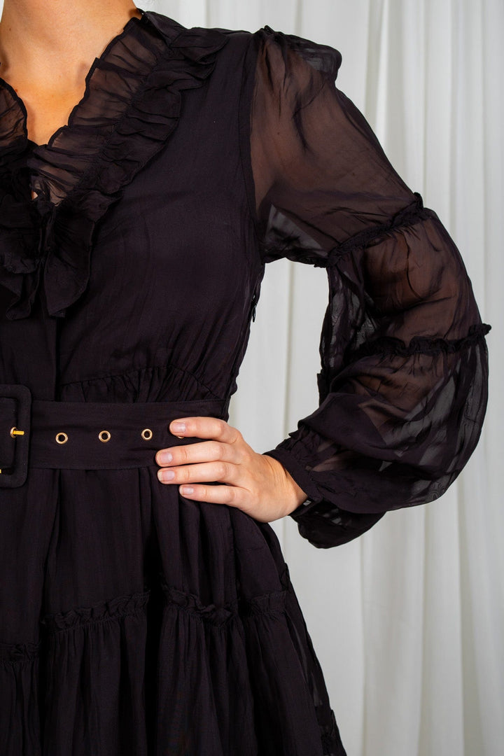 Organza Mini Dress Black | Kjoler | Smuk - Dameklær på nett