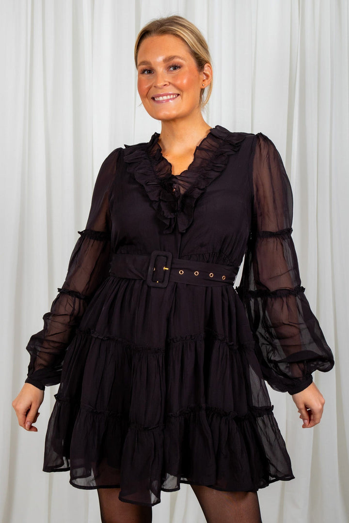 Organza Mini Dress Black | Kjoler | Smuk - Dameklær på nett