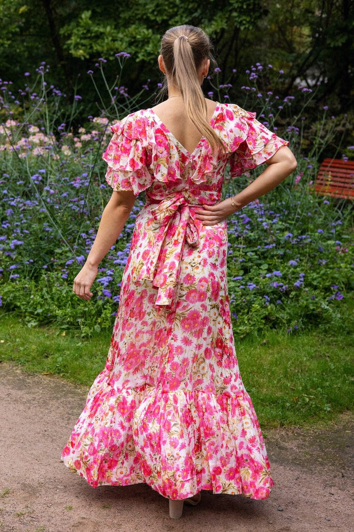 Organza Tieback Gown Pink Daisy | Kjoler | Smuk - Dameklær på nett