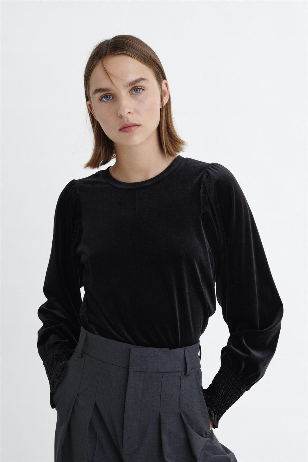 OrielIW Blouse Black | Skjorter og bluser | Smuk - Dameklær på nett