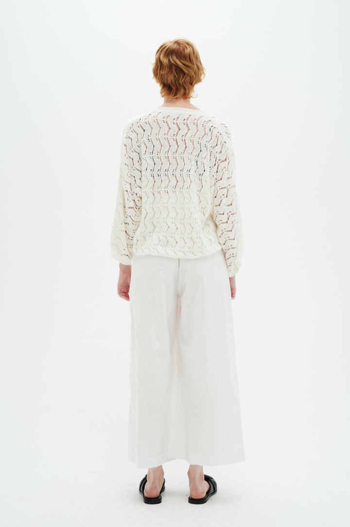 Orzalaiw Pullover Pure White | Genser | Smuk - Dameklær på nett