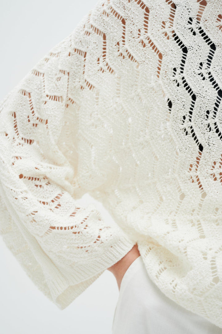 Orzalaiw Pullover Pure White | Genser | Smuk - Dameklær på nett
