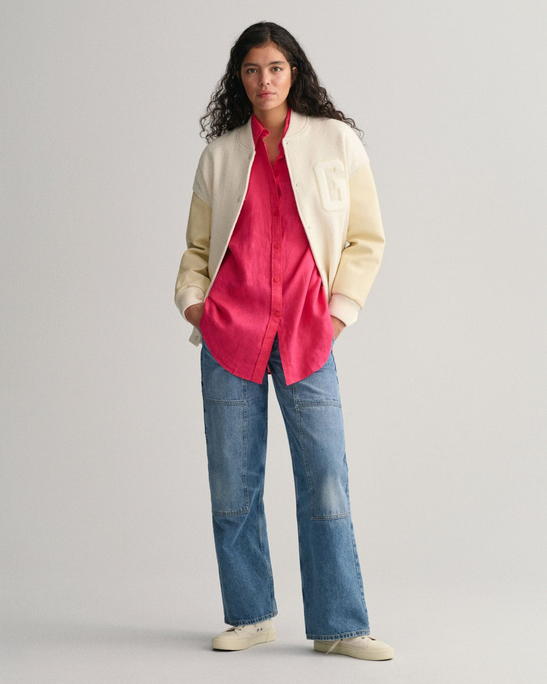 Os Linen Shirt Magenta Pink | Skjorter og bluser | Smuk - Dameklær på nett