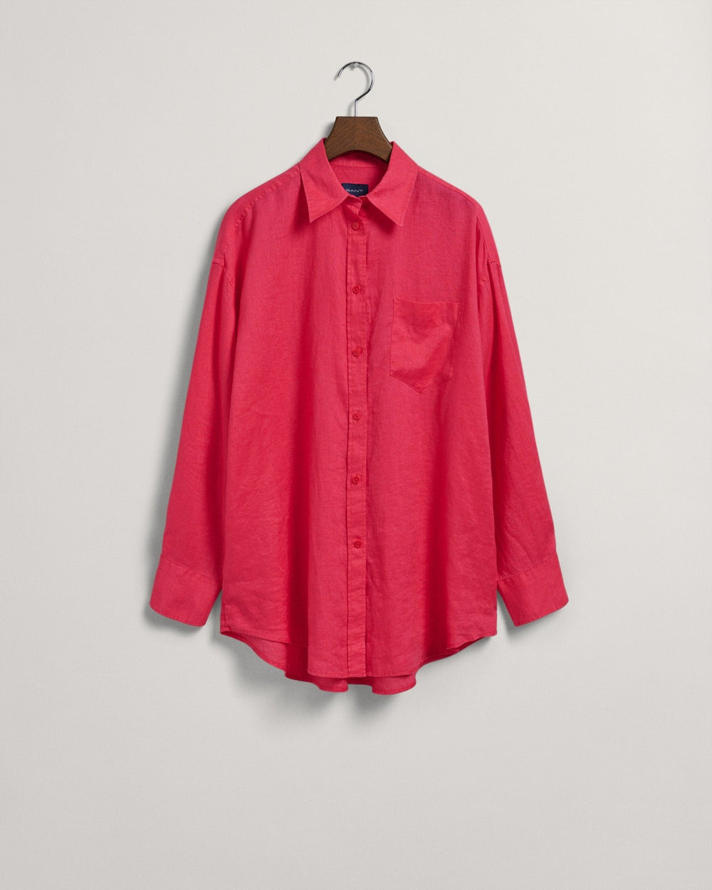 Os Linen Shirt Magenta Pink | Skjorter og bluser | Smuk - Dameklær på nett