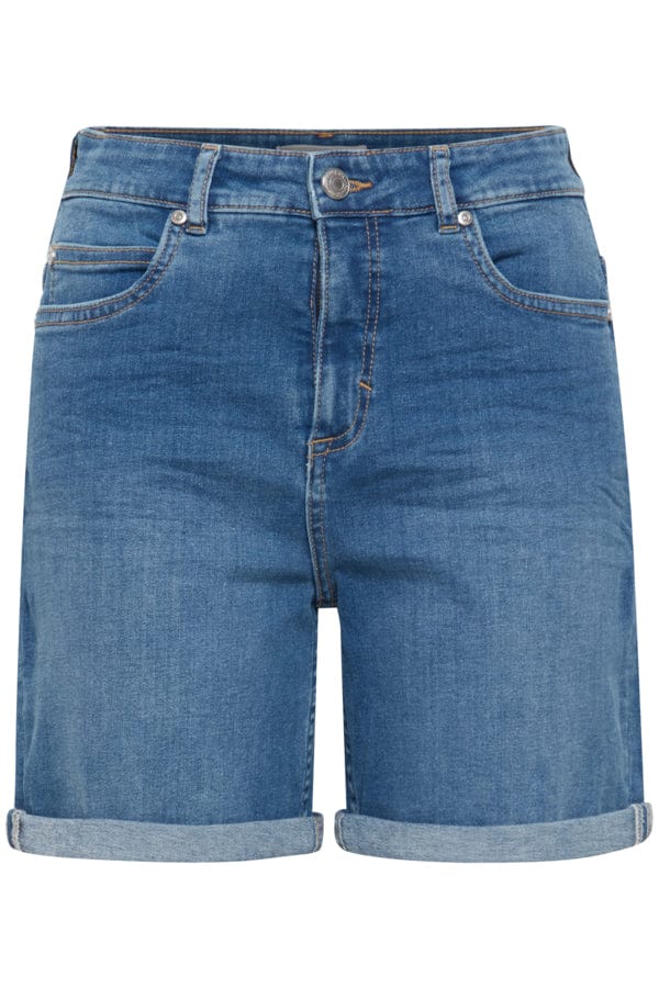 Over Sho 1 Sea Blue Denim | Shorts | Smuk - Dameklær på nett