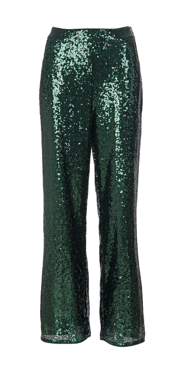 Palmer Trouser Bottle Green | Bukser | Smuk - Dameklær på nett