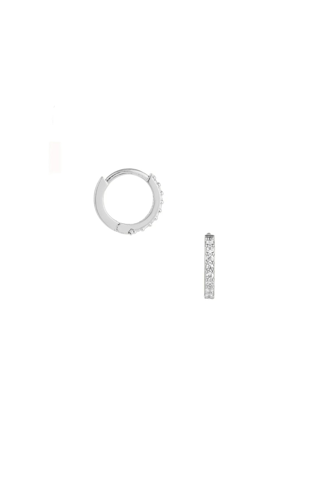 Pave Mini Micro Hoop Silver | Accessories | Smuk - Dameklær på nett