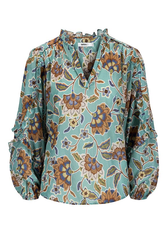 Peace Rixo Blouse Aqua | Skjorter og bluser | Smuk - Dameklær på nett