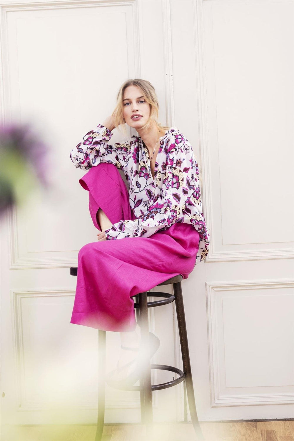 Peace Rixo Blouse Pink | Skjorter og bluser | Smuk - Dameklær på nett