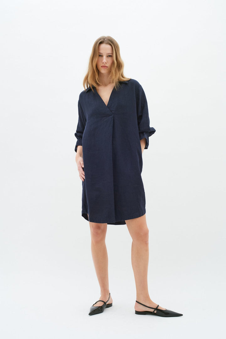 Pegiw Dress Marine Blue | Kjoler | Smuk - Dameklær på nett