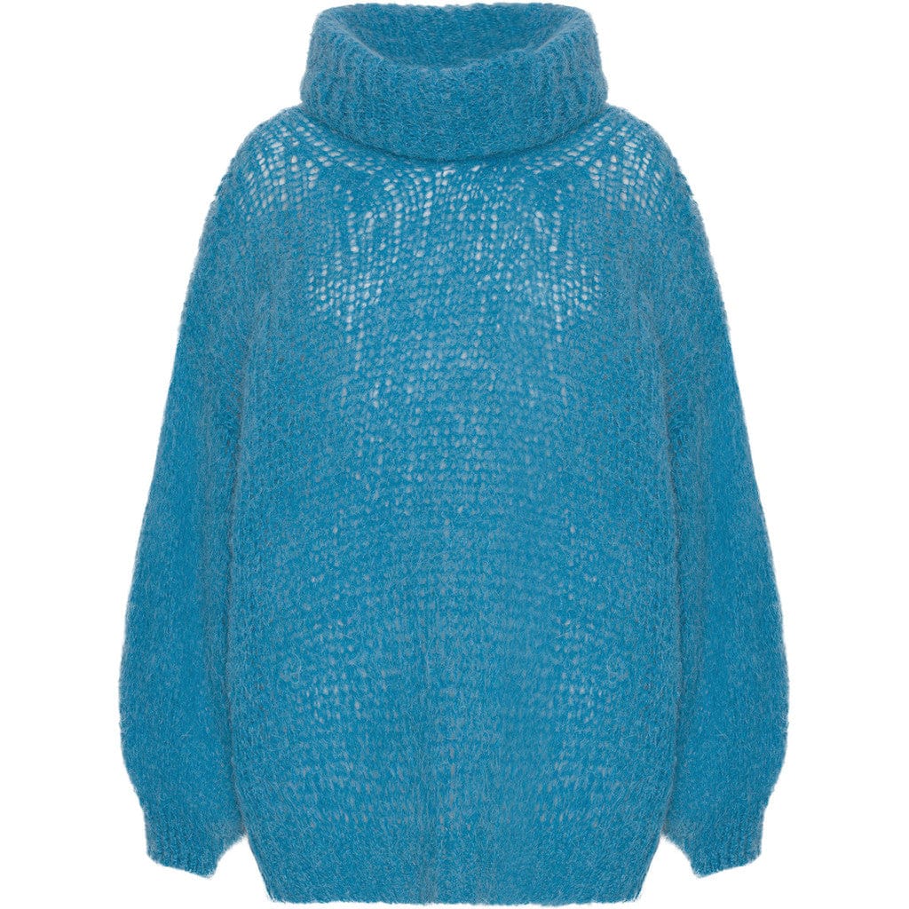 Pepper Roll Neck Alpaca Pullover Aqua Blue | Genser | Smuk - Dameklær på nett