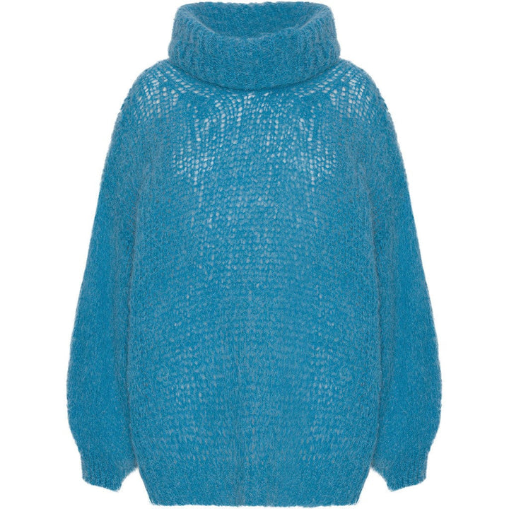 Pepper Roll Neck Alpaca Pullover Aqua Blue | Genser | Smuk - Dameklær på nett