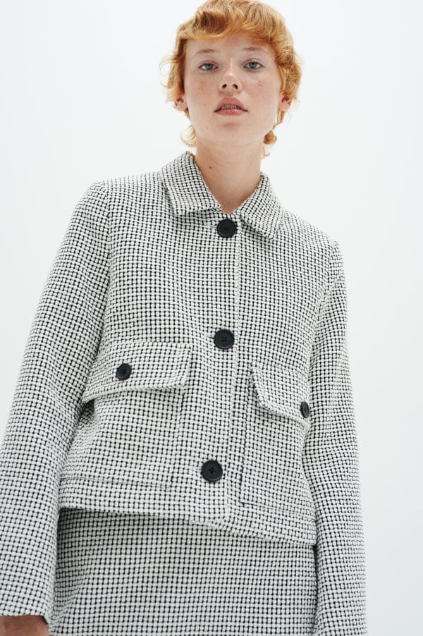 Perleneiw Jacket Black / White | Yttertøy | Smuk - Dameklær på nett