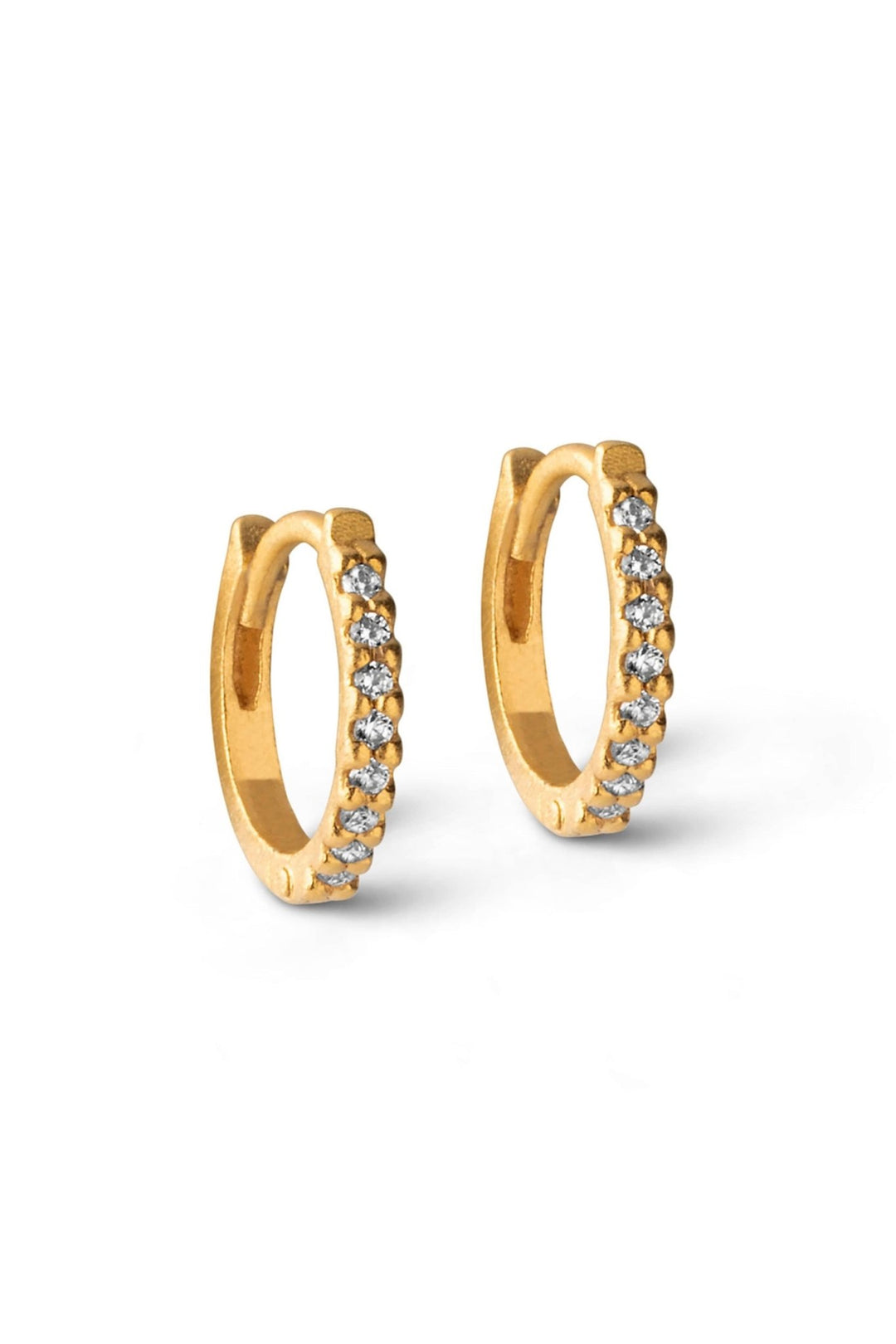 Petite Flora (8 Mm) Hoops Gold | Accessories | Smuk - Dameklær på nett