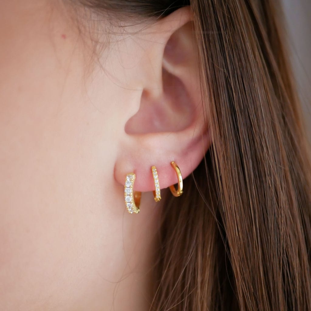 Petite Flora (8 Mm) Hoops Gold | Accessories | Smuk - Dameklær på nett