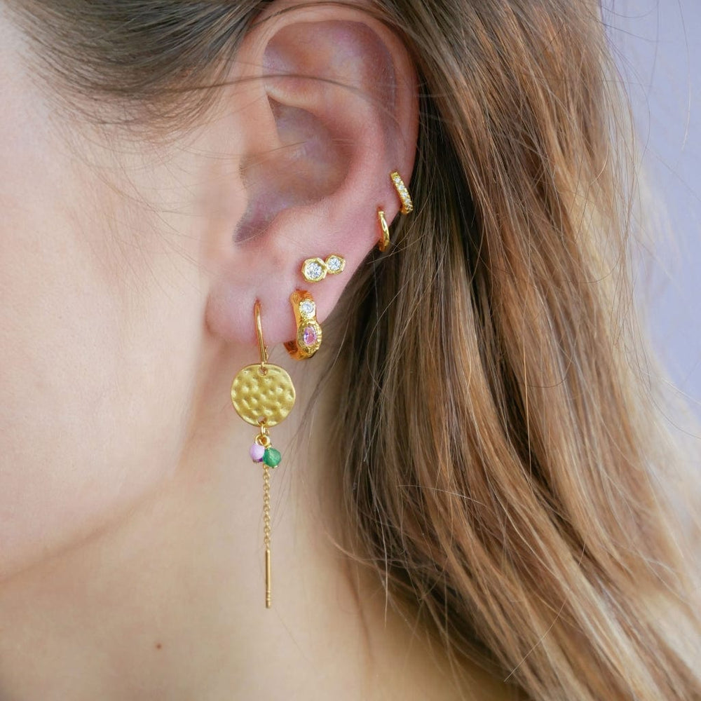 Petite Flora (8 Mm) Hoops Gold | Accessories | Smuk - Dameklær på nett