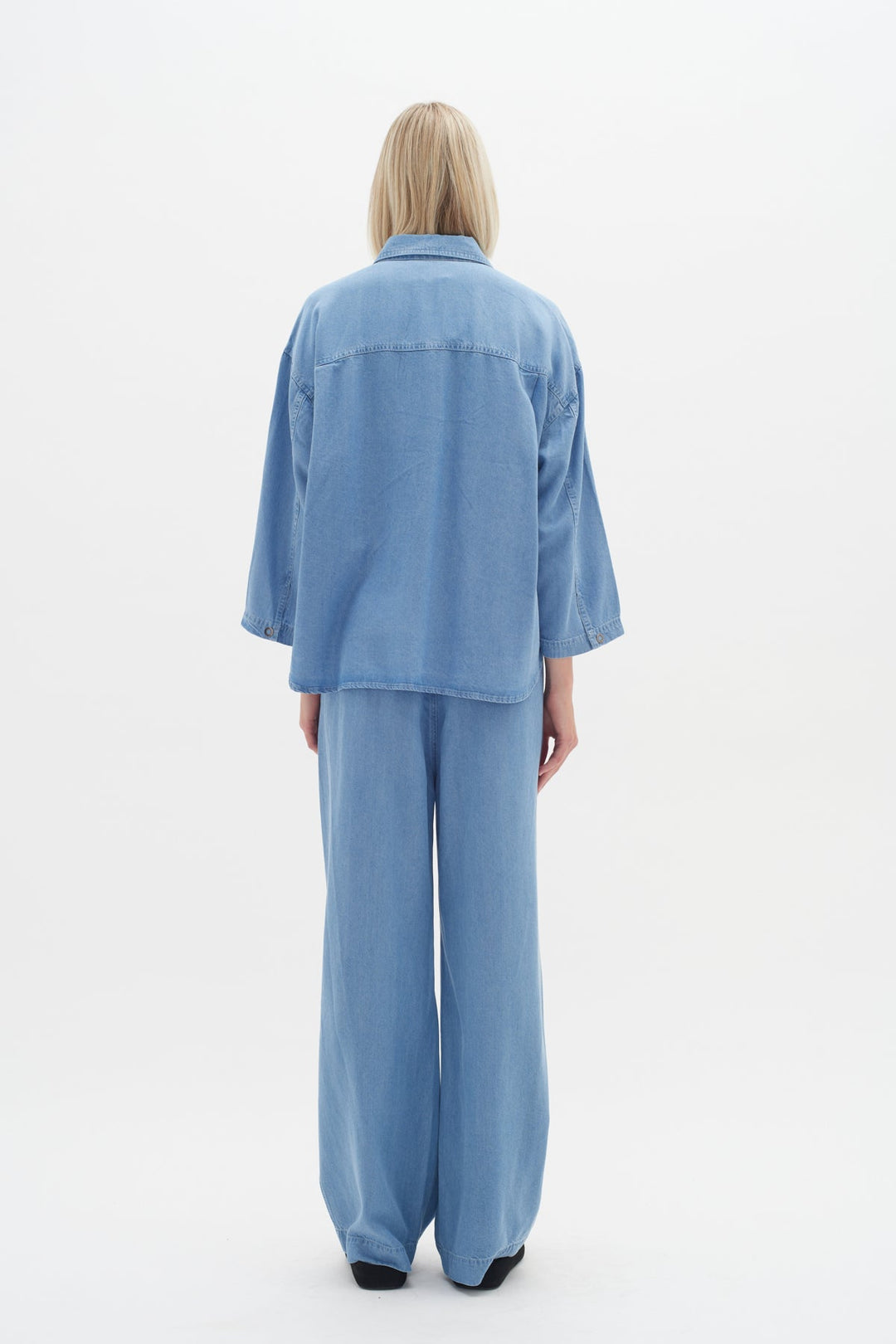 Philipaiw Pant Light Blue Denim | Bukser | Smuk - Dameklær på nett