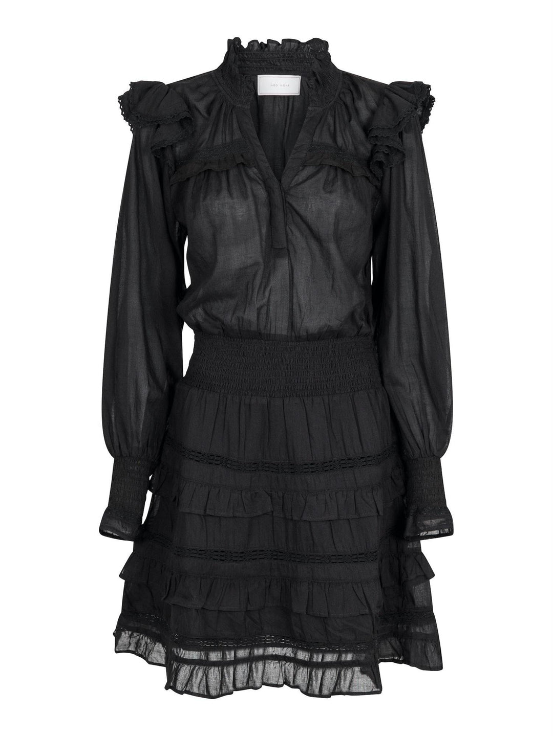 Piano S Voile Dress Black | Kjoler | Smuk - Dameklær på nett