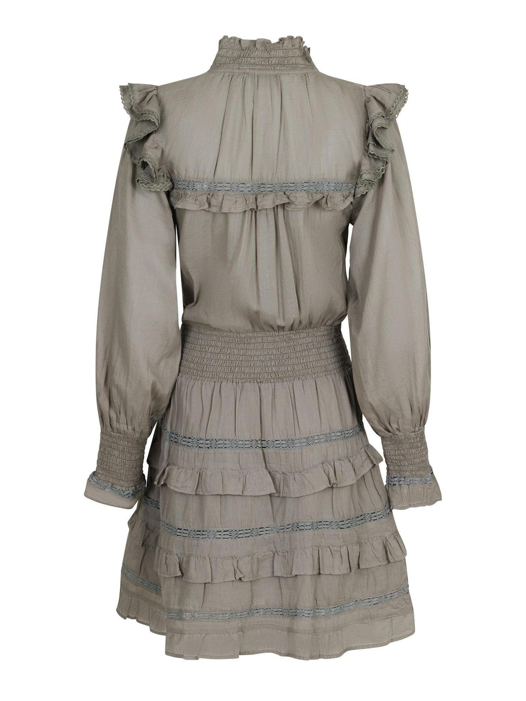 Piano S Voile Dress Smoke Green | Kjoler | Smuk - Dameklær på nett