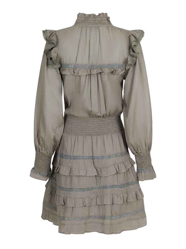 Piano S Voile Dress Smoke Green | Kjoler | Smuk - Dameklær på nett