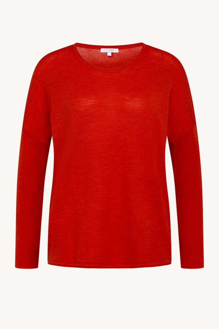 Pinja-Cw - Pullover - Poppy Melange | Genser | Smuk - Dameklær på nett