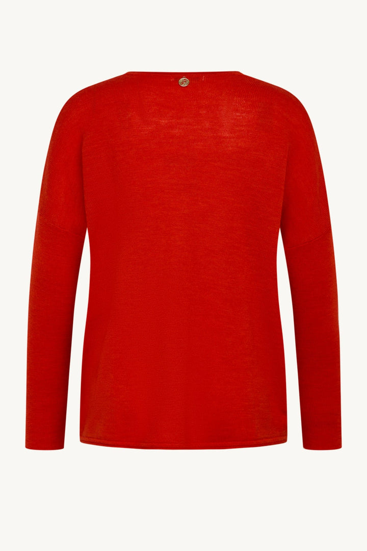 Pinja-Cw - Pullover - Poppy Melange | Genser | Smuk - Dameklær på nett