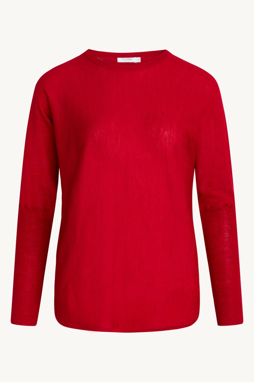 Pippa Pullover Red Wood | Genser | Smuk - Dameklær på nett