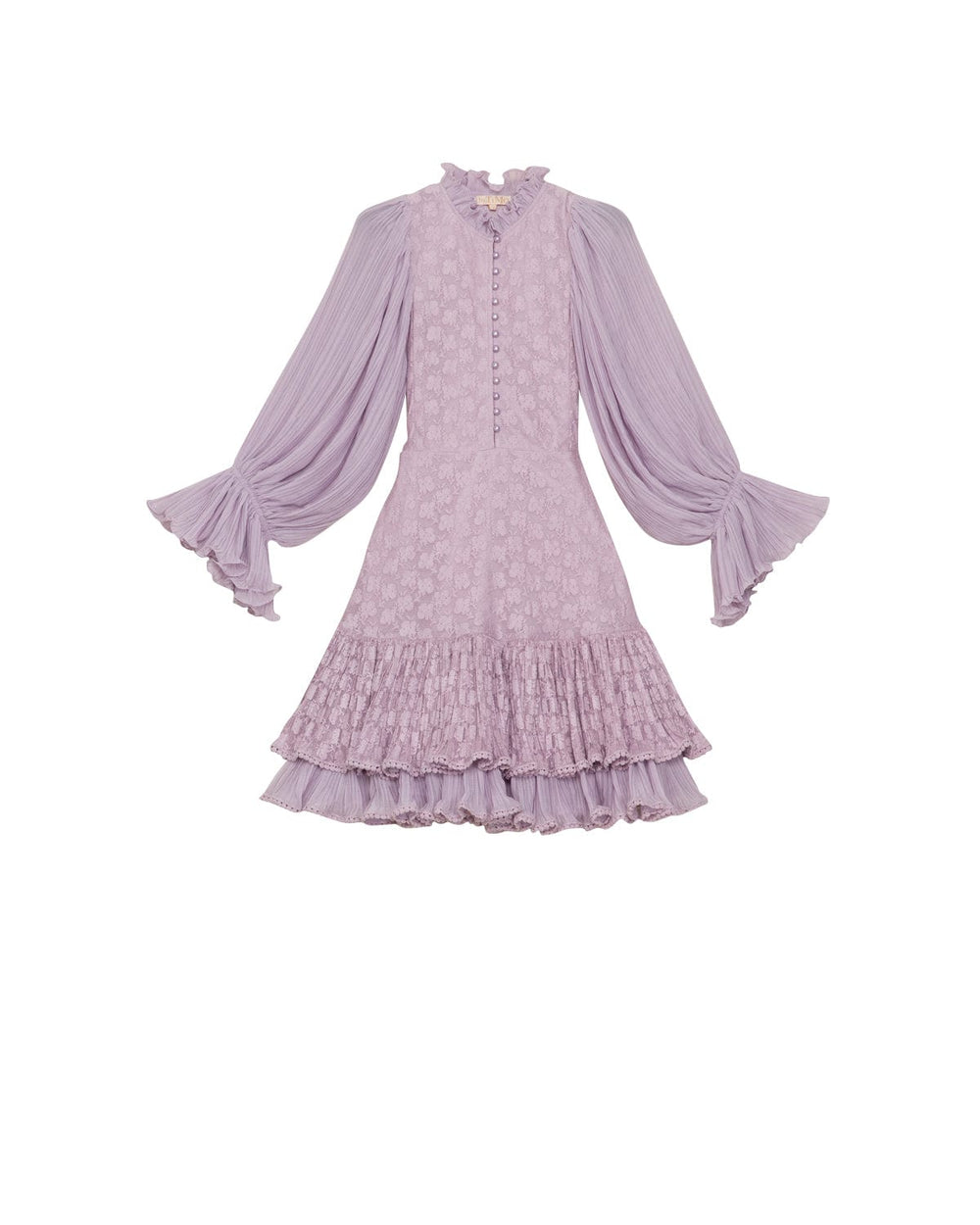 Plisse Mini Dress Lavender | Kjoler | Smuk - Dameklær på nett