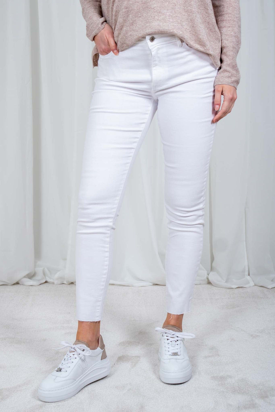 Poline Jeans White | Bukser | Smuk - Dameklær på nett