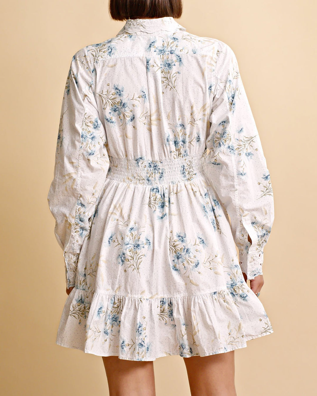 Poplin Button Down Mini Dress Blue Field | Kjoler | Smuk - Dameklær på nett