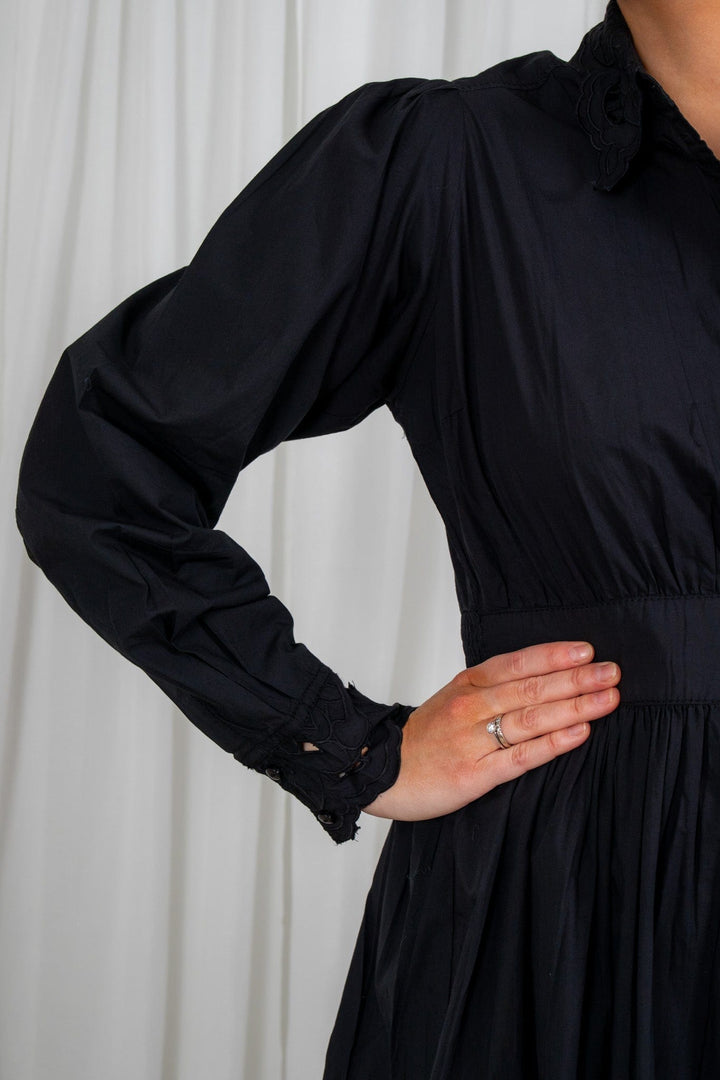 Poplin Mini Dress Black | Kjoler | Smuk - Dameklær på nett