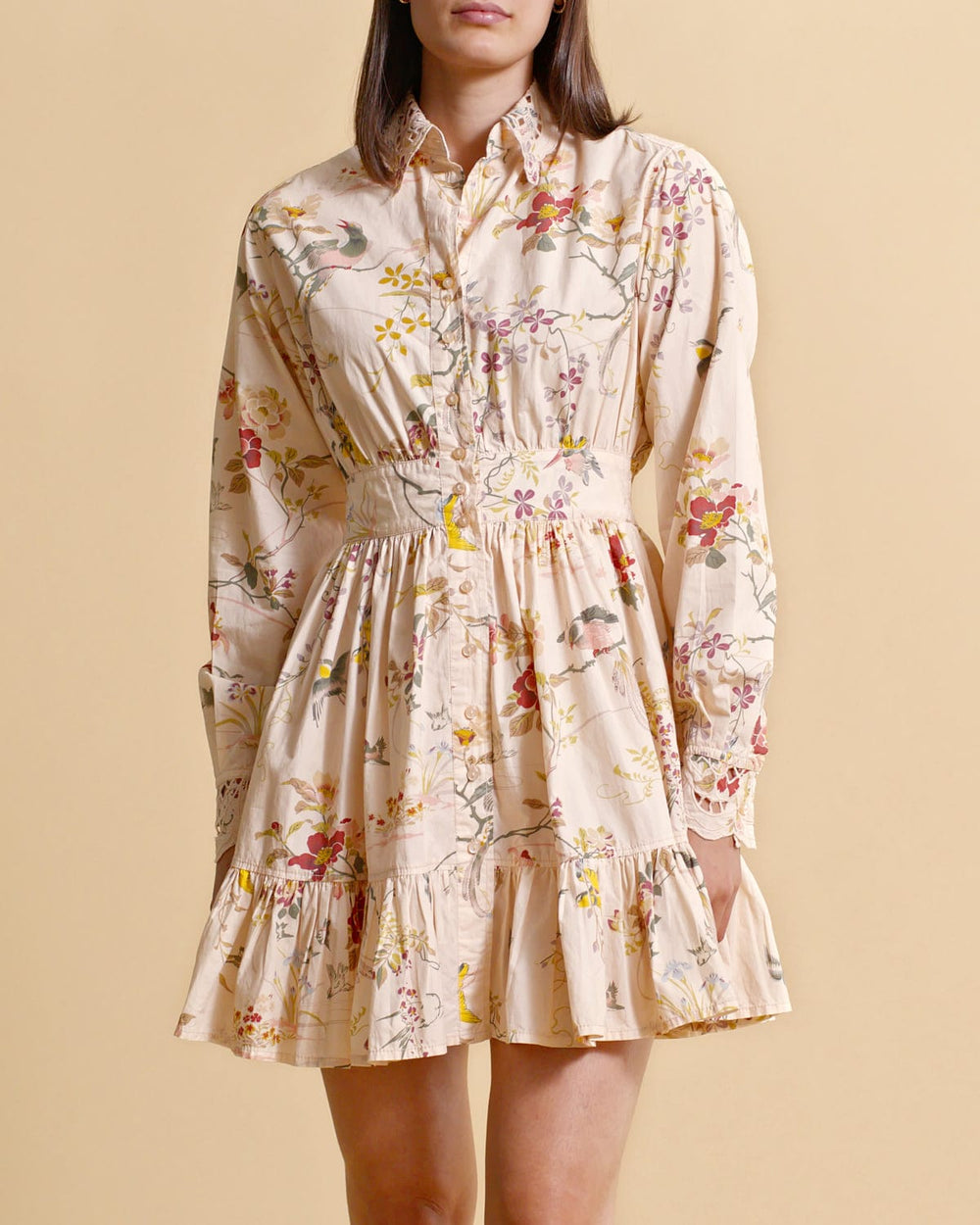 Poplin Mini Dress Botanical | Kjoler | Smuk - Dameklær på nett