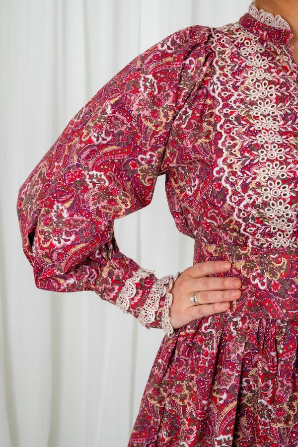 Poplin Mini Dress Paisley | Kjoler | Smuk - Dameklær på nett
