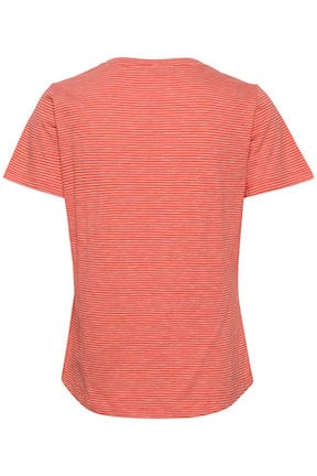 Porcelain Rose Stripe Gesinaspw T-Shirt | Skjorter og bluser | Smuk - Dameklær på nett