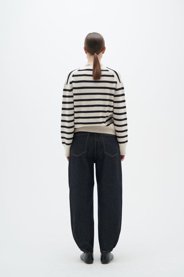 Rafeeiw Small Cardigan French Oak / Black | Genser | Smuk - Dameklær på nett