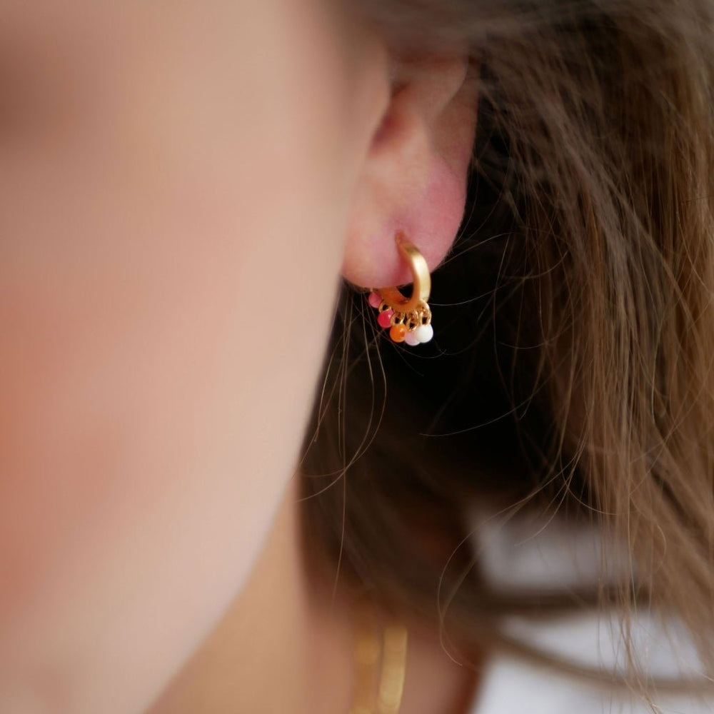 Rainbow Hoops Bubblegum | Accessories | Smuk - Dameklær på nett