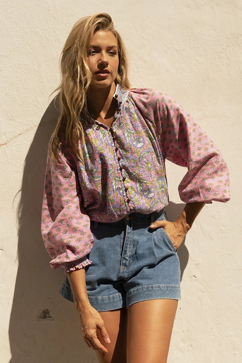Raquel Blouse Pink | Skjorter og bluser | Smuk - Dameklær på nett