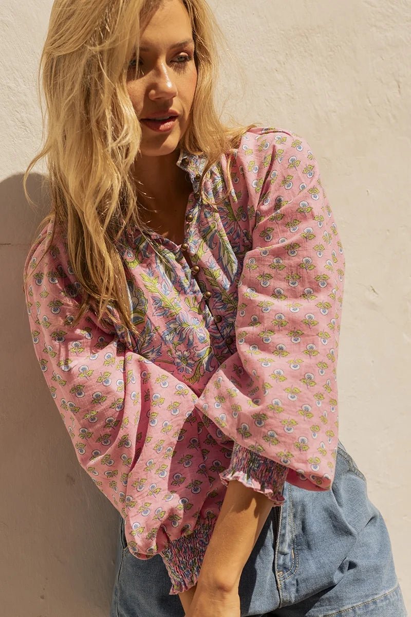 Raquel Blouse Pink | Skjorter og bluser | Smuk - Dameklær på nett