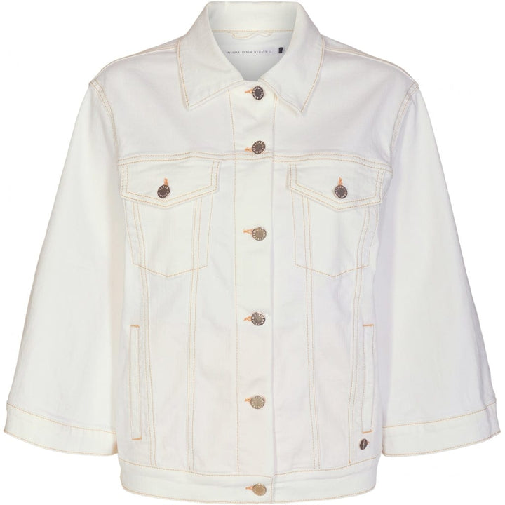 Rebecca 3/4 Swan Jacket Ecru | Yttertøy | Smuk - Dameklær på nett
