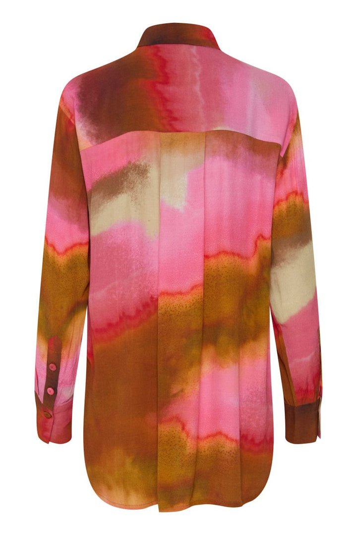 Rebekka Shirt 1 Very Berry Mix Cloud | Skjorter og bluser | Smuk - Dameklær på nett