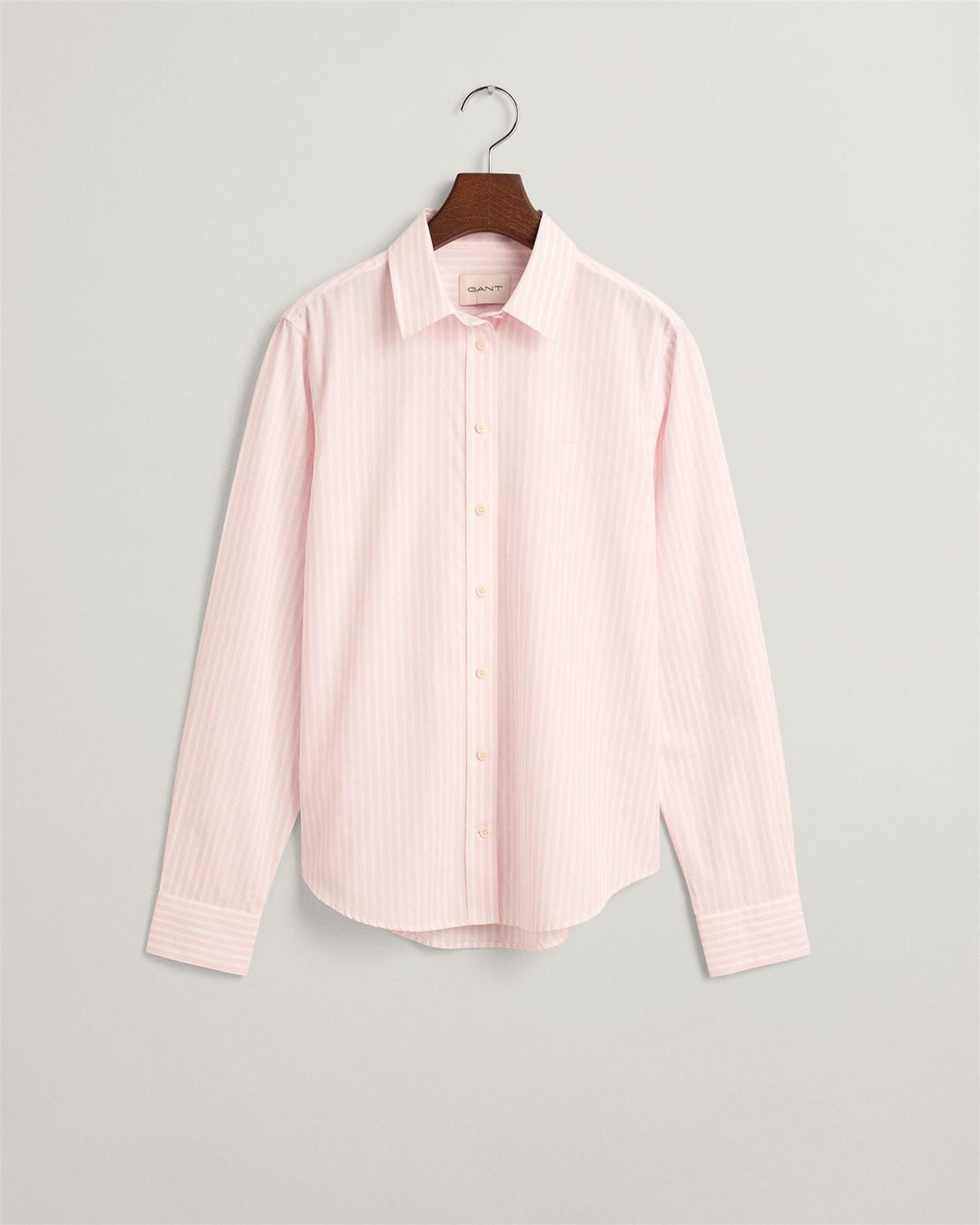 Reg Poplin Striped Shirt Light Pink | Skjorter og bluser | Smuk - Dameklær på nett
