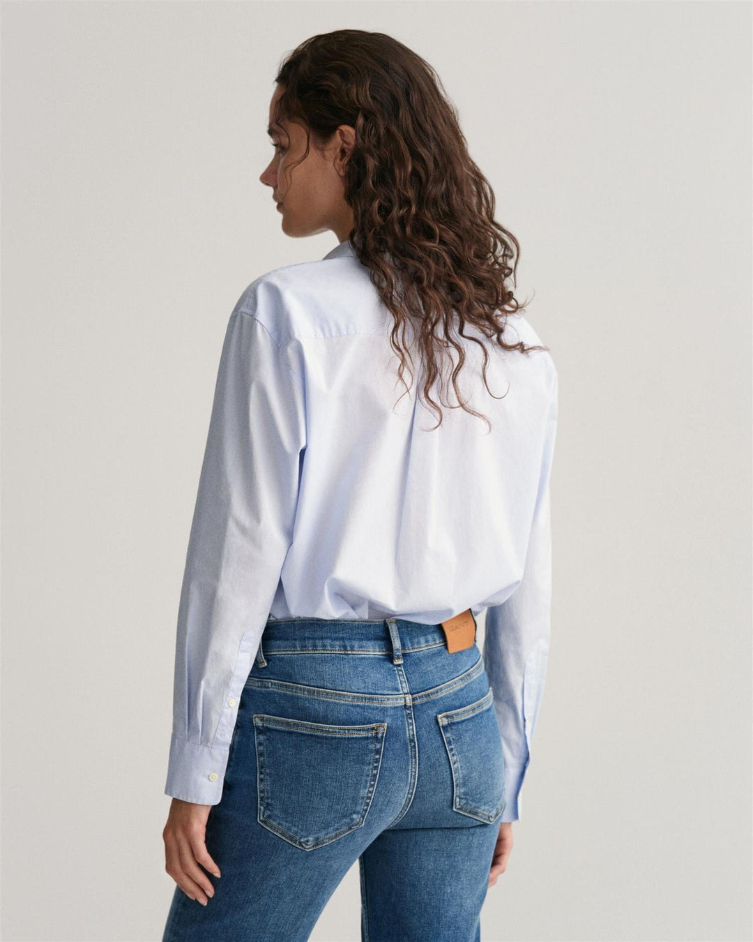 Relaxed Fit Poplin Shirt Light Blue | Skjorter og bluser | Smuk - Dameklær på nett